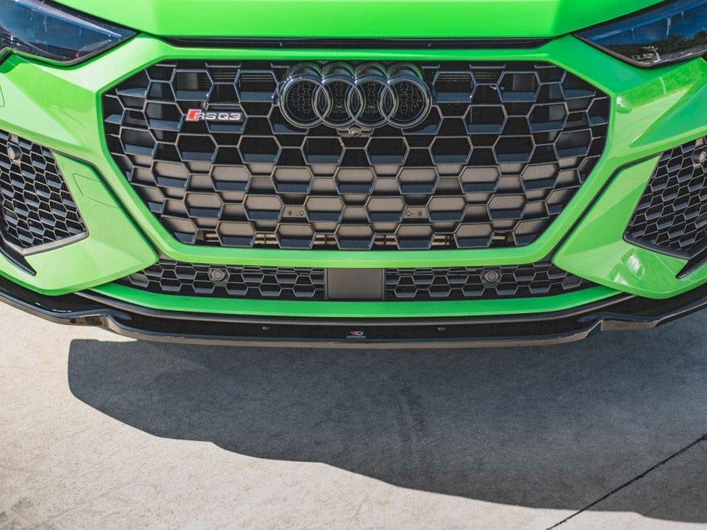 Maxton Design Carbon Look / No Front Splitter V.1 Audi RSQ3 (F3) 2019-UP Maxton Design SR