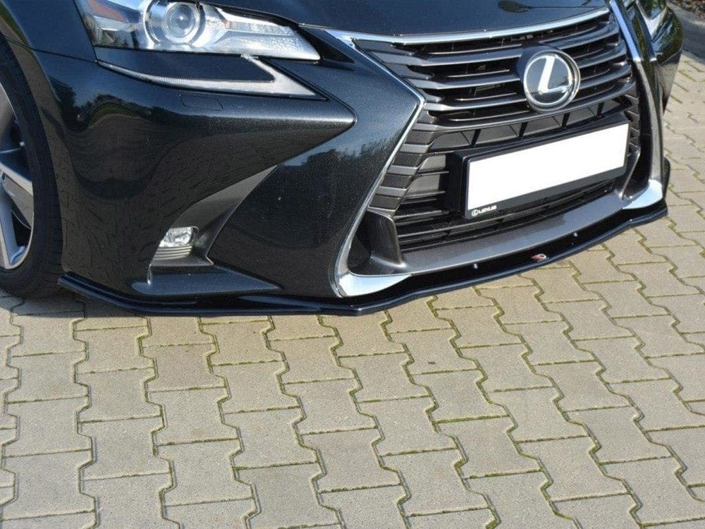 Maxton Design Carbon Look / No Front Splitter V.1 Lexus GS MK4 Facelift 2015-UP Maxton Design SR