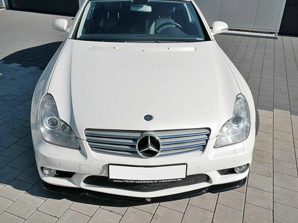 Maxton Design Carbon Look / No Front Splitter V.1 Mercedes CLS C219 55AMG Sedan 2004-2006 Maxton Design SR