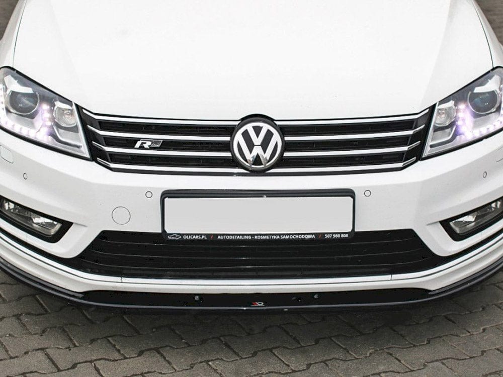 Maxton Design Carbon Look / No Front Splitter V.1 VW Passat B7 R-line 2010-2014 Maxton Design SR