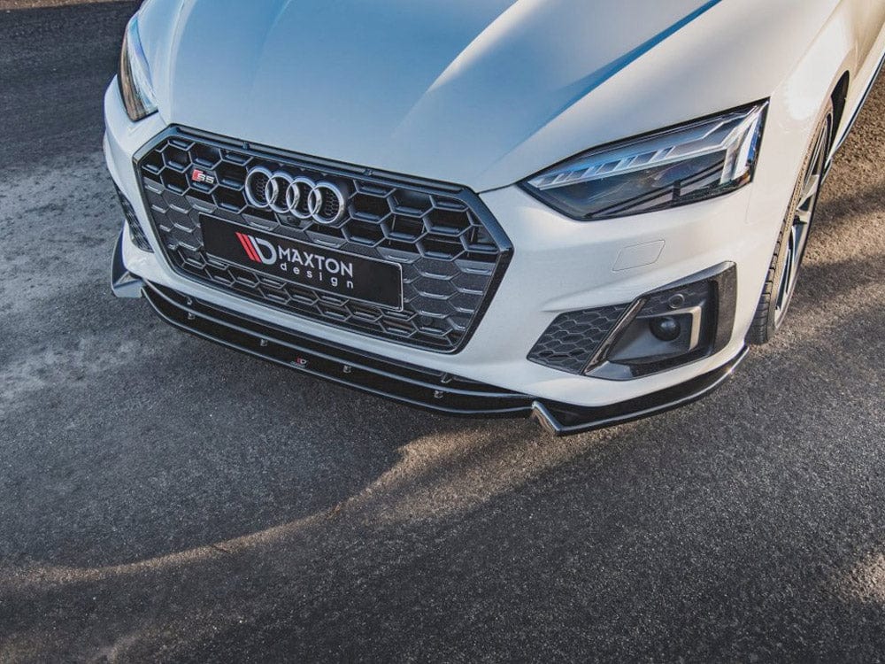 Maxton Design Carbon Look / No Front Splitter V.2 Audi S5 / A5 S-Line F5 Facelift Maxton Design SR