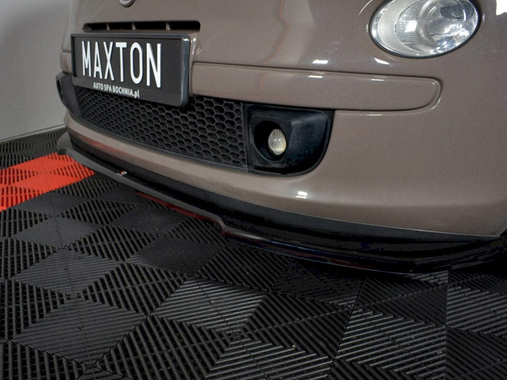 Maxton Design Carbon Look / No Front Splitter V.2 Fiat 500 Pre-facelift 2007-2014 Maxton Design SR