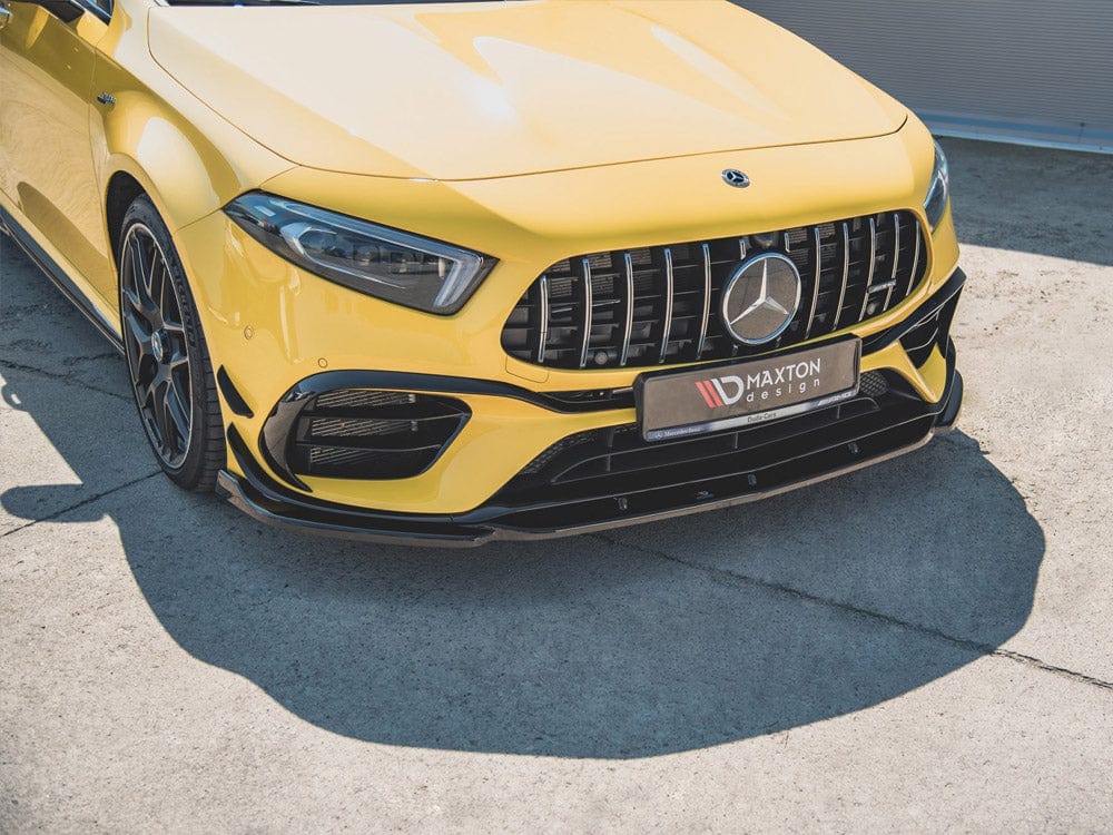 Maxton Design Carbon Look / No Front Splitter V.2 Mercedes AMG A 45 S Aero Pack W177 Maxton Design SR