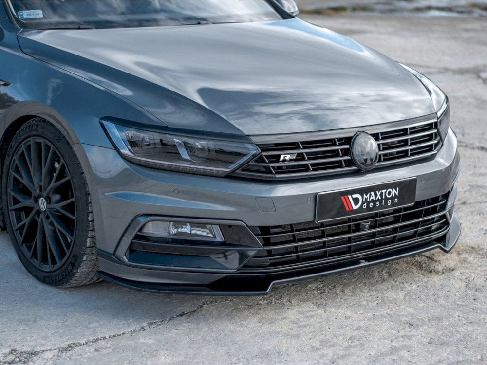 Maxton Design Carbon Look / No Front Splitter V.2 Volkswagen Passat R-line B8 2015-19 Maxton Design SR