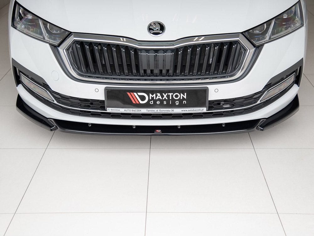 Maxton Design Carbon Look / No Front Splitter V1 Skoda Octavia MK4 2019- Maxton Design SR