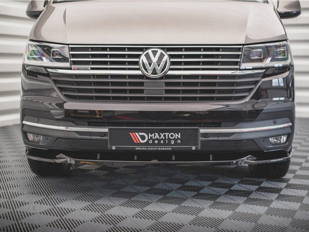 Maxton Design Carbon Look / No Front Splitter V2 VW T6 Facelift 2019- Maxton Design SR