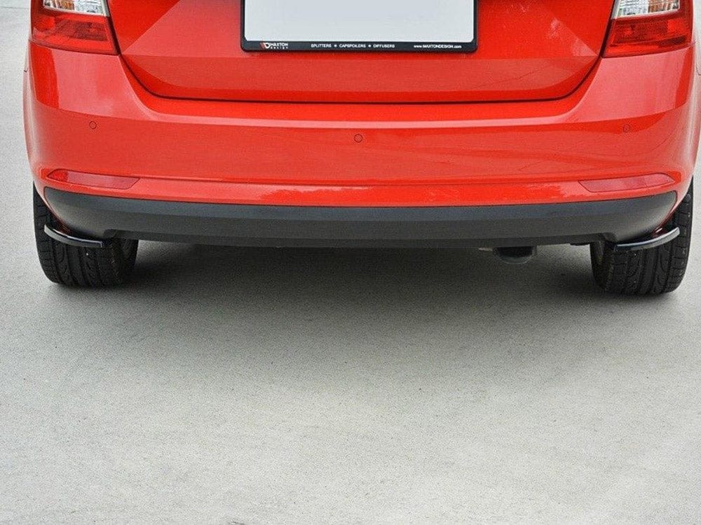 Maxton Design Carbon Look / No Rear Side Diffusers Skoda Rapid Spaceback Maxton Design SR