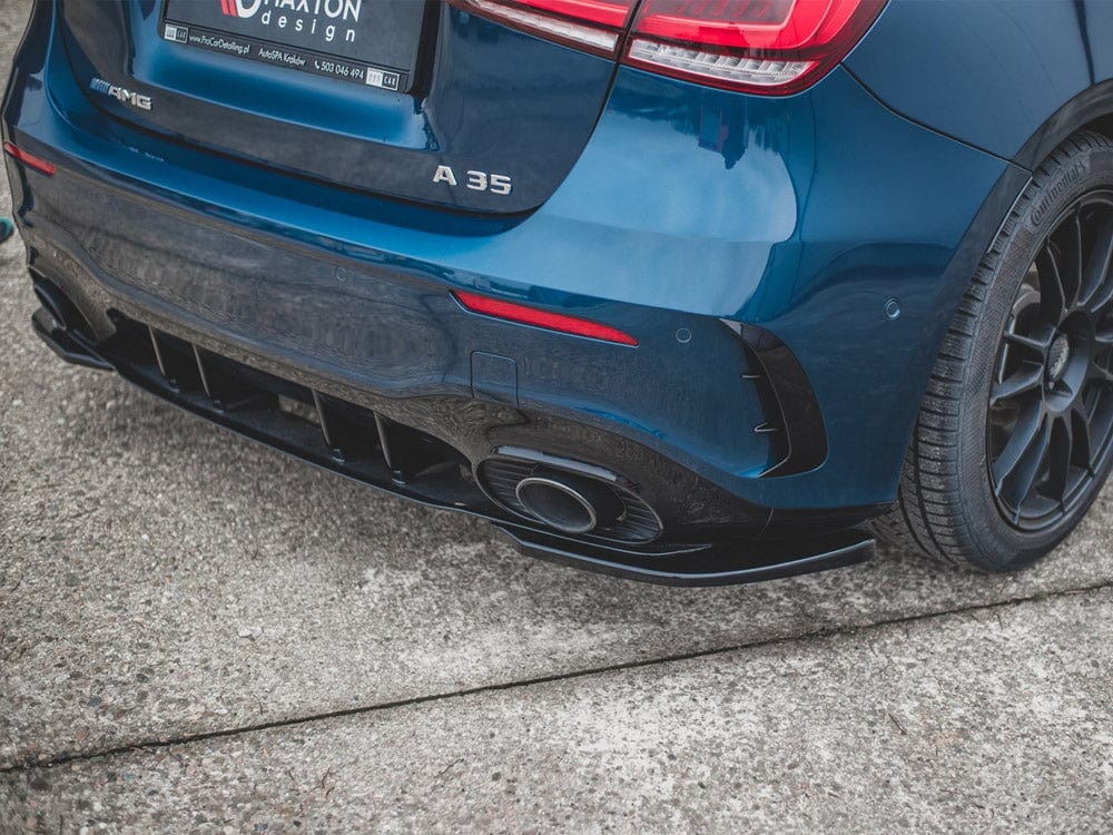 Maxton Design Carbon Look / No Rear Side Splitters Mercedes A35 AMG Hatchback W177 Maxton Design SR
