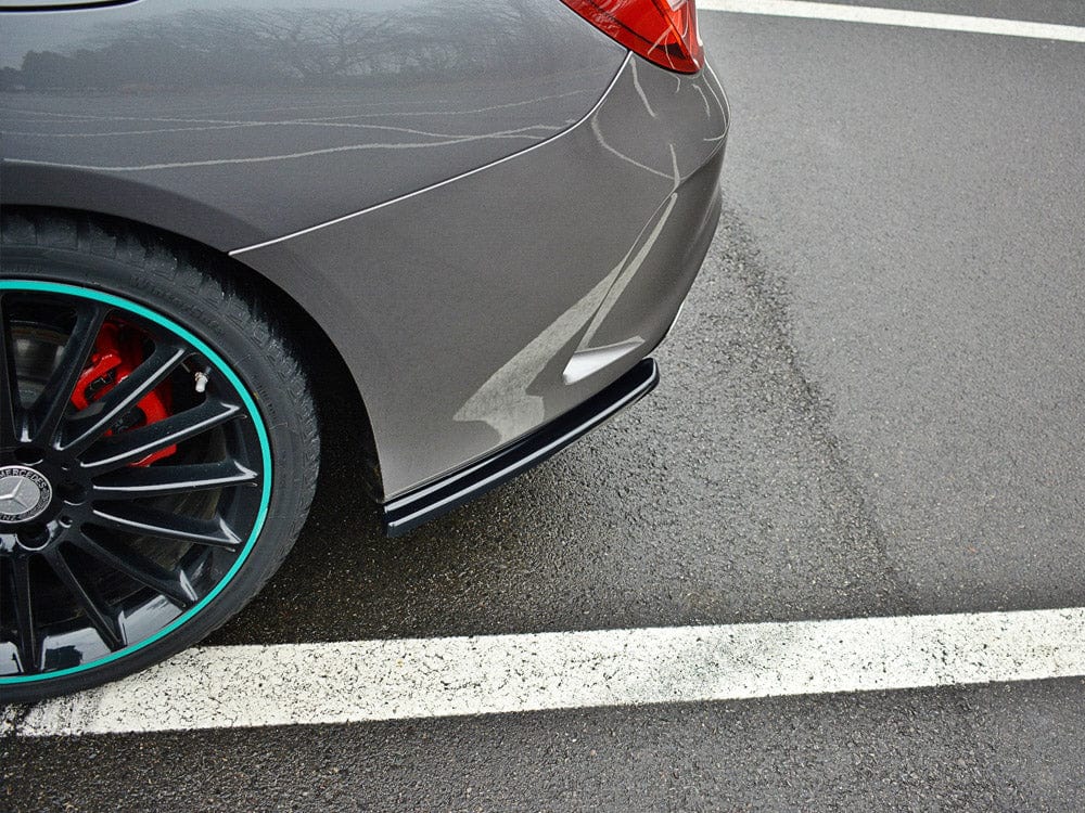 Maxton Design Carbon Look / No Rear Side Splitters Mercedes-benz CLA C117 Amg-line Facelift 2017-UP Maxton Design SR