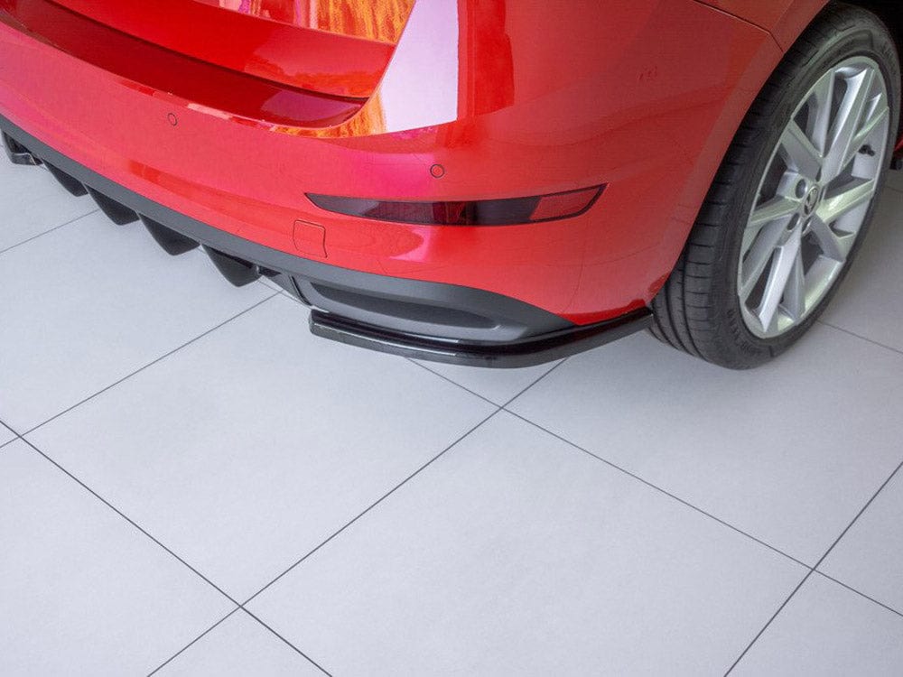 Maxton Design Carbon Look / No Rear Side Splitters Skoda Scala 2019-UP Maxton Design SR