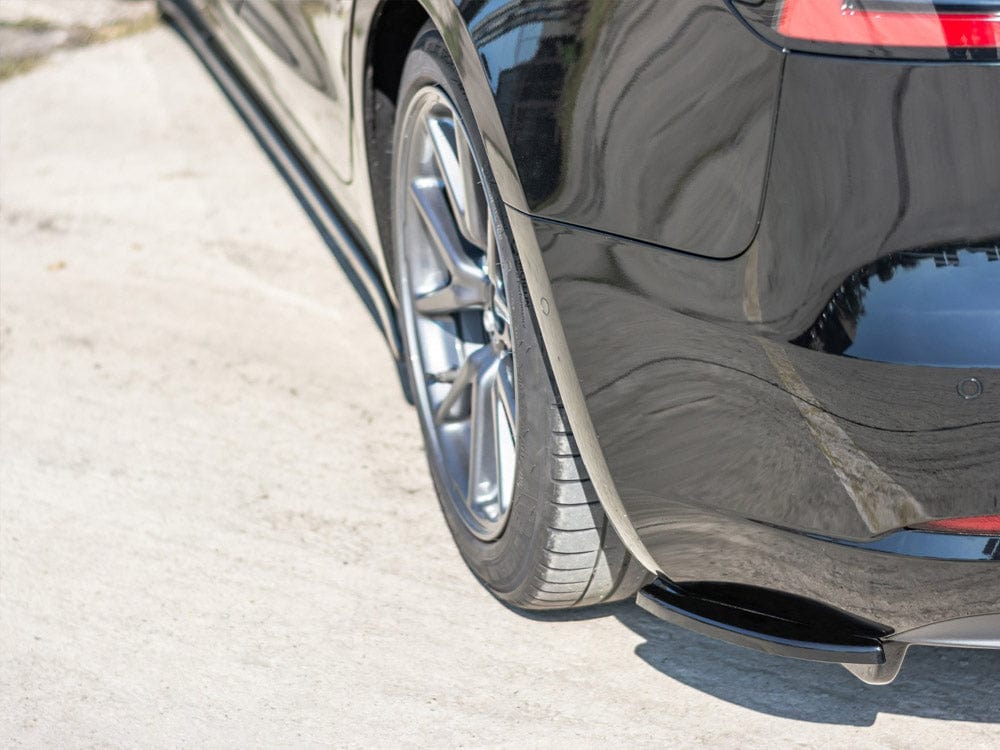 Maxton Design Carbon Look / No Rear Side Splitters Tesla Model 3 2017- Maxton Design SR