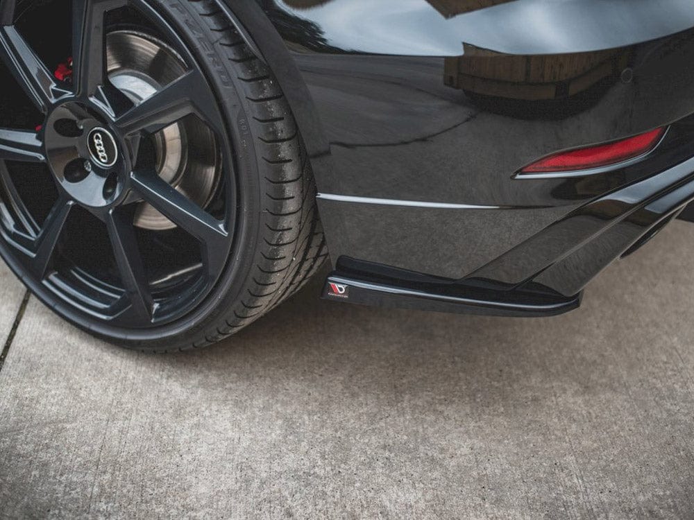 Maxton Design Carbon Look / No Rear Side Splitters V.2 Audi RS3 8V Sportback Facelift 2017-UP Maxton Design SR