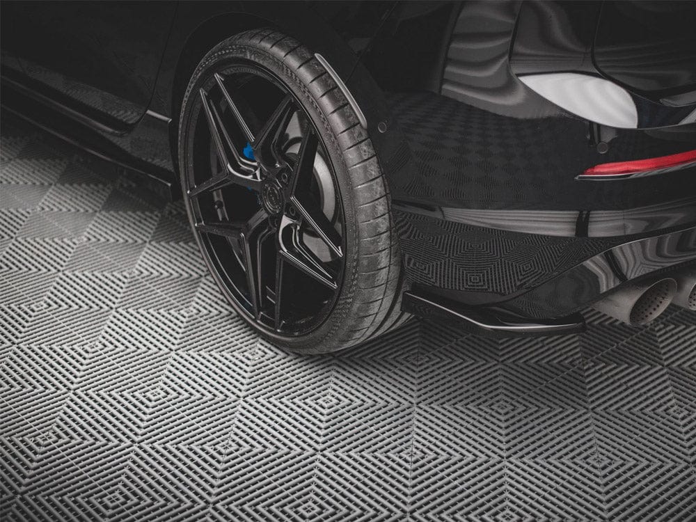 Maxton Design Carbon Look / No Rear Side Splitters V.2 VW Golf R MK8 2020- Maxton Design SR
