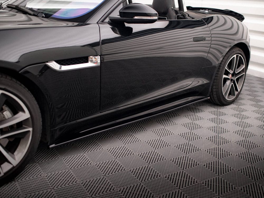 Maxton Design Carbon Look / No Side Skirts Diffusers Jaguar F-Type Maxton Design SR