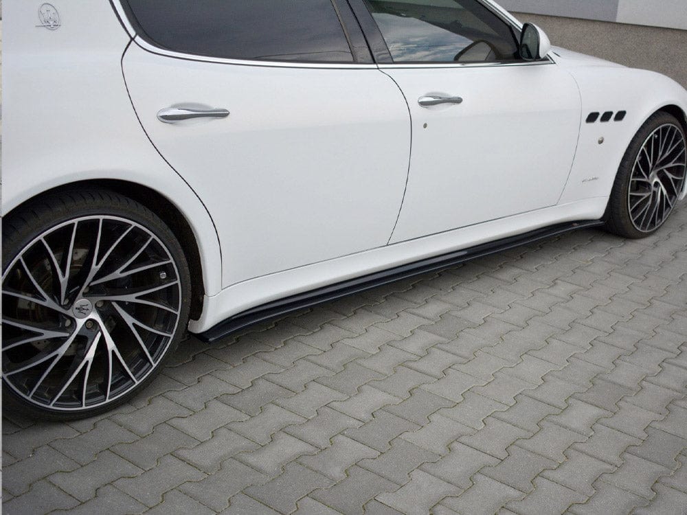 Maxton Design Carbon Look / No Side Skirts Diffusers Maserati Quattroporte MK5 Facelift 2009-2012 Maxton Design SR