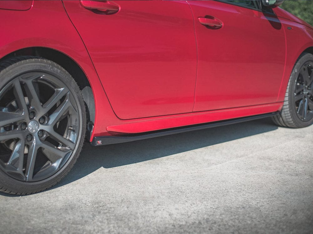 Maxton Design Carbon Look / No Side Skirts Diffusers Peugeot 308 GT MK2 Facelift 2017- Maxton Design SR