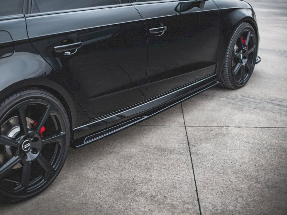 Maxton Design Carbon Look / No Side Skirts Diffusers V.2 Audi RS3 8V Sportback Facelift 2017-UP Maxton Design SR