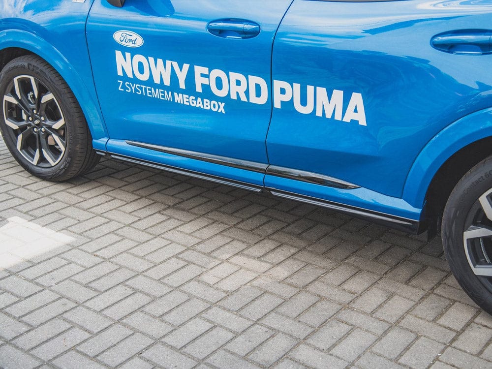 Maxton Design Carbon Look / No Side Skirts Splitters Ford PUMA ST Line 2019- Maxton Design SR