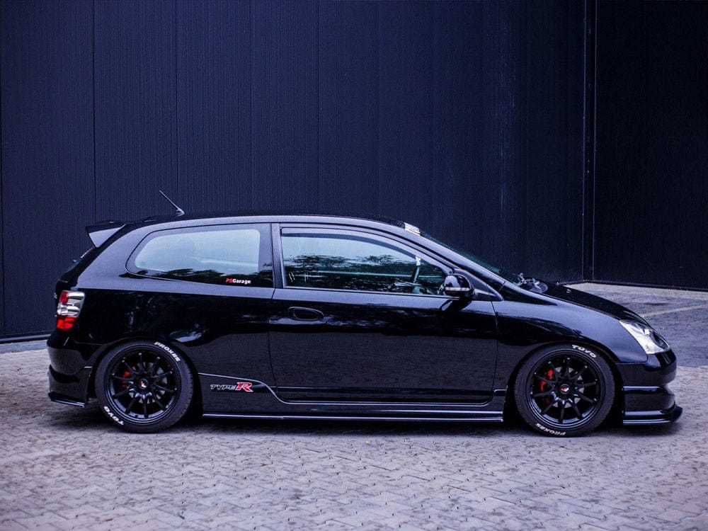 Maxton Design Carbon Look / No Side Skirts Splitters Honda Civic EP3 (MK7) Type-r/s Facelift 2004-2006 Maxton Design SR