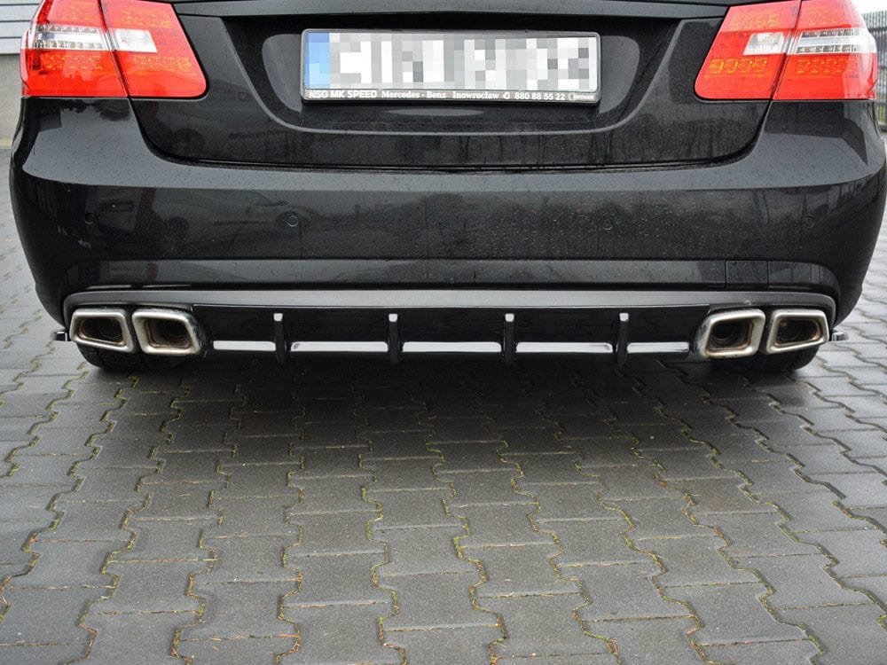 Maxton Design Carbon Look Rear Diffuser Mercedes E-class 212 63 AMG 2009-2012 Maxton Design SR