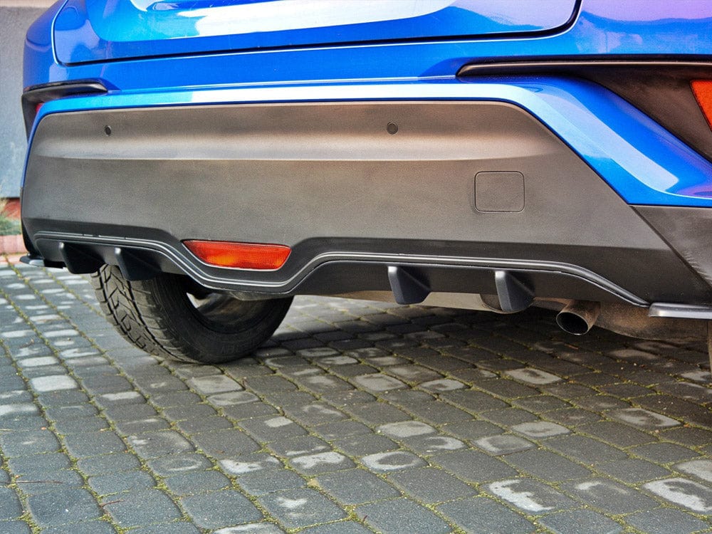 Maxton Design Carbon Look Rear Diffuser Toyota C-HR 2016-UP Maxton Design SR