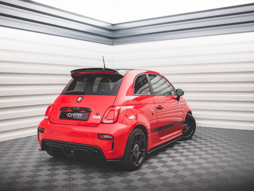 Maxton Design Carbon Look Rear Side Splitters Fiat 500 Abarth MK1 Facelift 2016-UP Maxton Design SR
