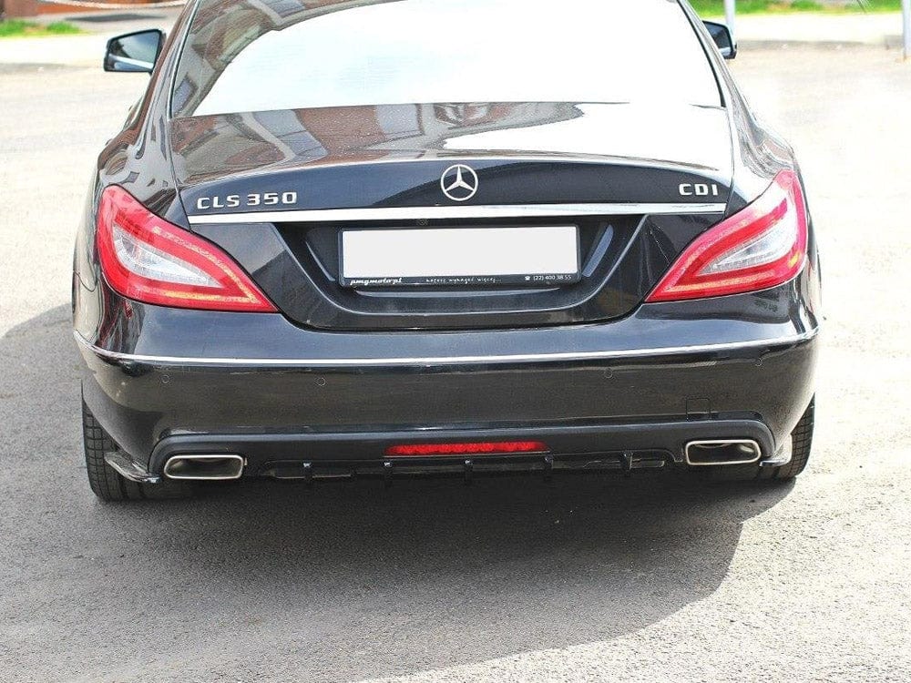 Maxton Design Carbon Look Rear Side Splitters Mercedes CLS C218 Standard 2011-2014 Maxton Design SR