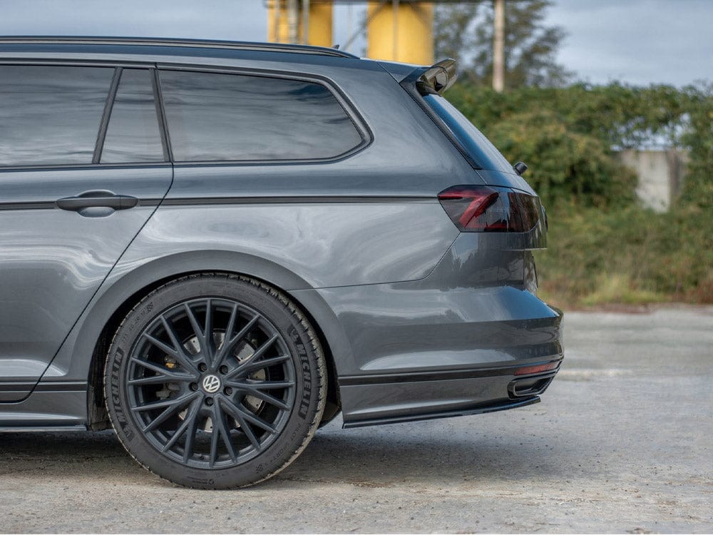 Maxton Design Carbon Look Rear Side Splitters Volkswagen Passat R-line B8 2015-19 Maxton Design SR