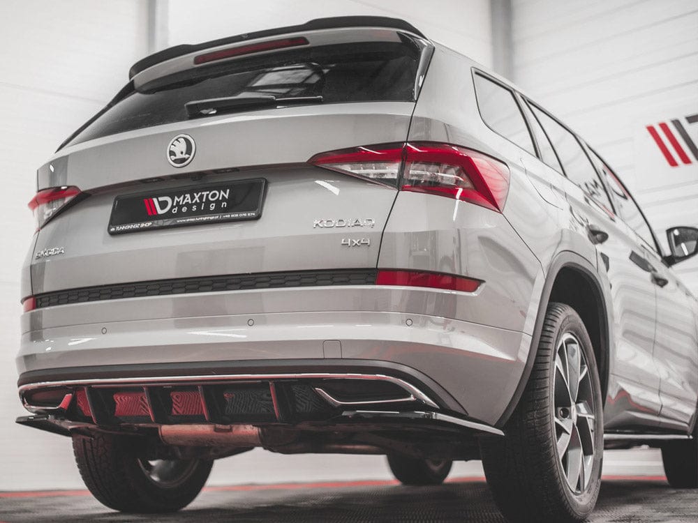 Maxton Design Carbon Look Rear Valance Skoda Kodiaq Sportline 2017- Maxton Design SR