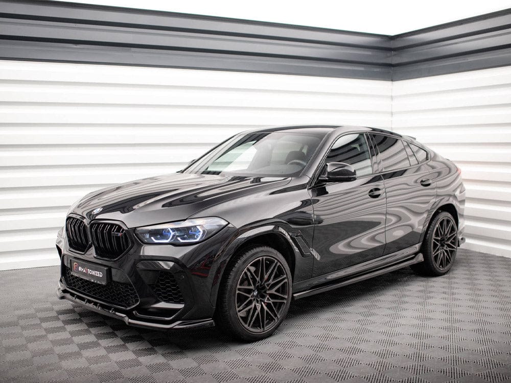 Maxton Design Carbon Look Side Skirts Diffusers BMW X6 M F96 / X6 M-Pack G06 Maxton Design SR