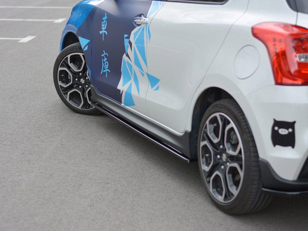 Maxton Design Carbon Look Side Skirts Diffusers Suzuki Swift 6 Sport 2018- Maxton Design SR