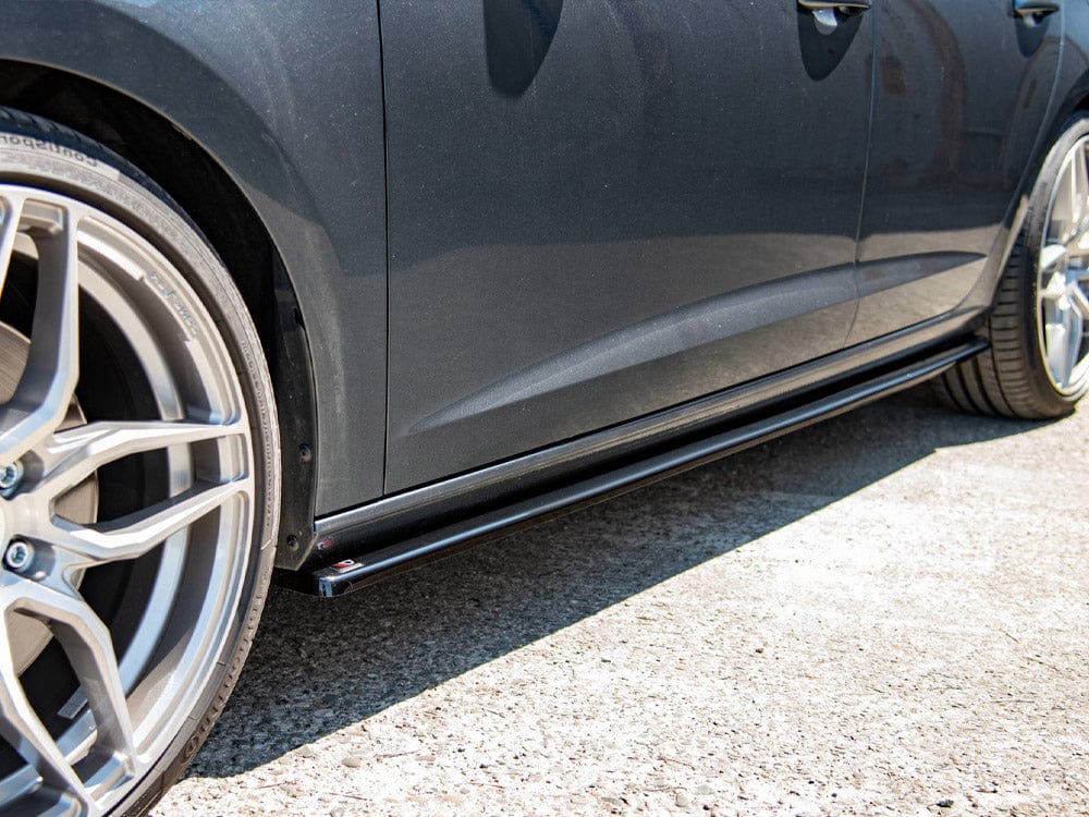Maxton Design Carbon Look Side Skirts Diffusers V.2 Seat Leon Mk3 Cupra / FR Facelift Maxton Design SR