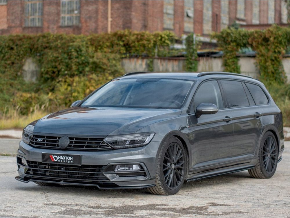 Maxton Design Carbon Look Side Skirts Diffusers Volkswagen Passat R-line B8 2015-2019 Maxton Design SR