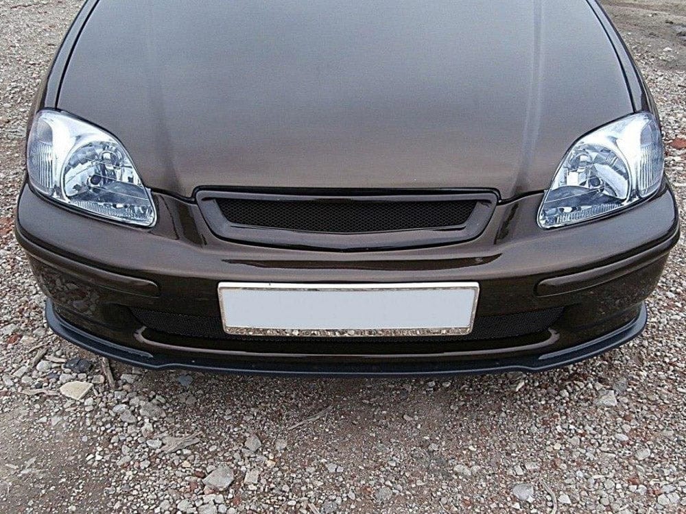 Maxton Design Carbon Look / Yellow Front Splitter Honda Civic MK6 EJ9 1996-1997 Maxton Design SR