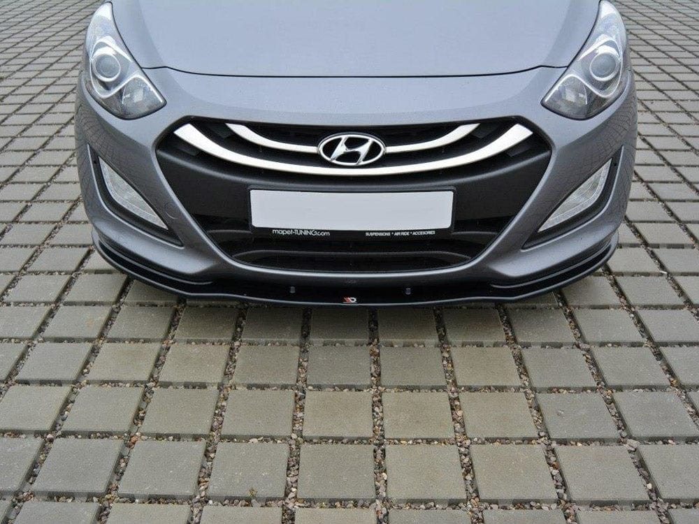 Maxton Design Carbon Look / Yellow Front Splitter Hyundai I30 MK2 2011-2017 Maxton Design SR