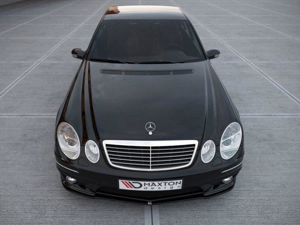 Maxton Design Carbon Look / Yellow Front Splitter Mercedes E W211 AMG Facelift Maxton Design SR