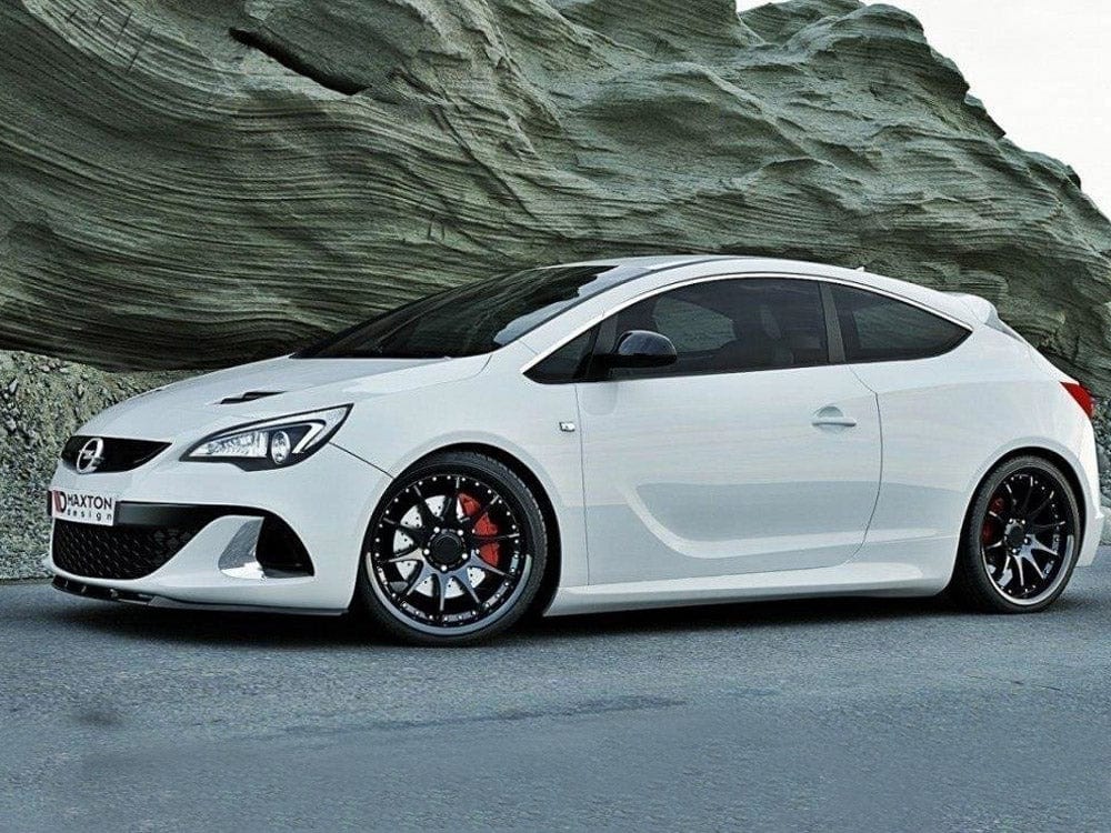 Maxton Design Carbon Look / Yellow Front Splitter Opel Astra J OPC / VXR Nurburg Maxton Design SR