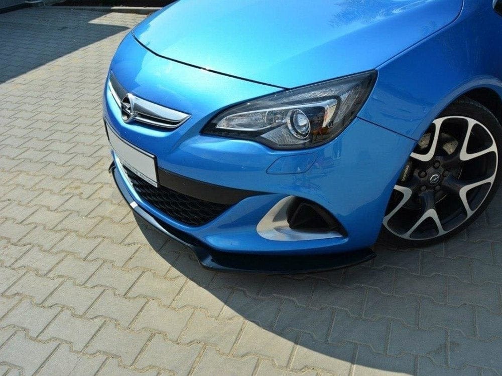 Maxton Design Carbon Look / Yellow Front Splitter Opel Astra J OPC / VXR V.2 Maxton Design SR