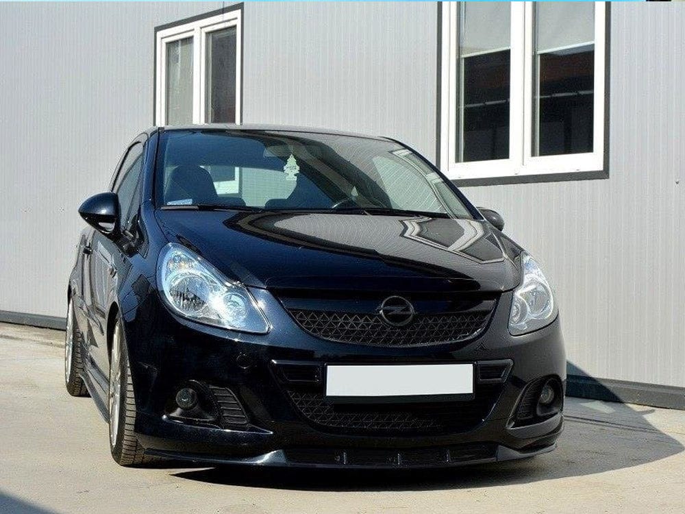 Maxton Design Carbon Look / Yellow Front Splitter Opel Corsa D Nurburg (For OPC / VXR Bumper) Maxton Design SR