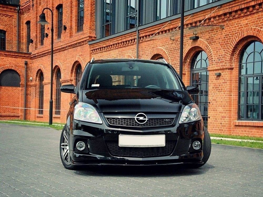 Maxton Design Carbon Look / Yellow Front Splitter Opel Zafira B OPC / VXR Maxton Design SR