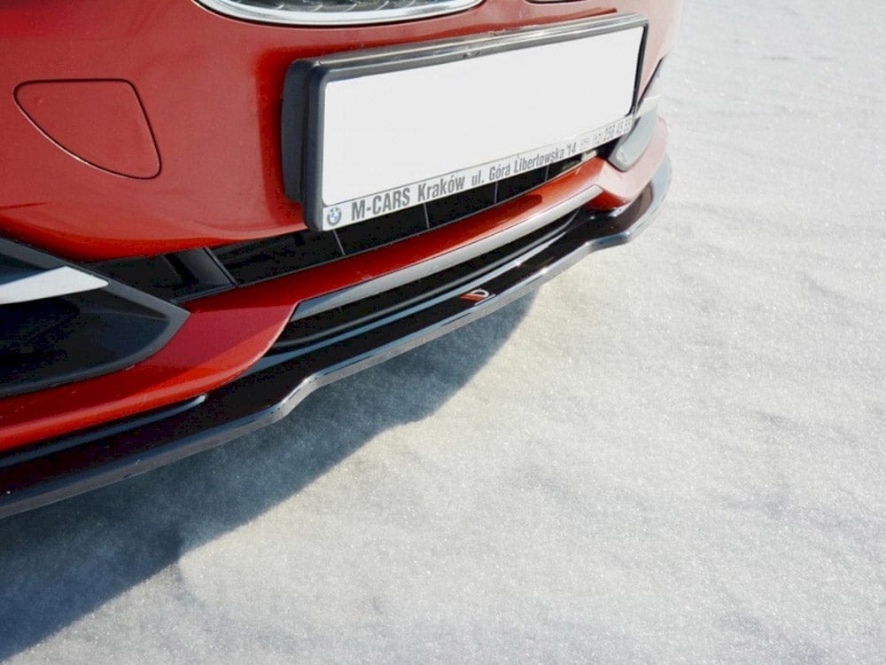 Maxton Design Carbon Look / Yellow Front Splitter V.1 Bmw 3 F30 Standard 2012-2014 Maxton Design SR