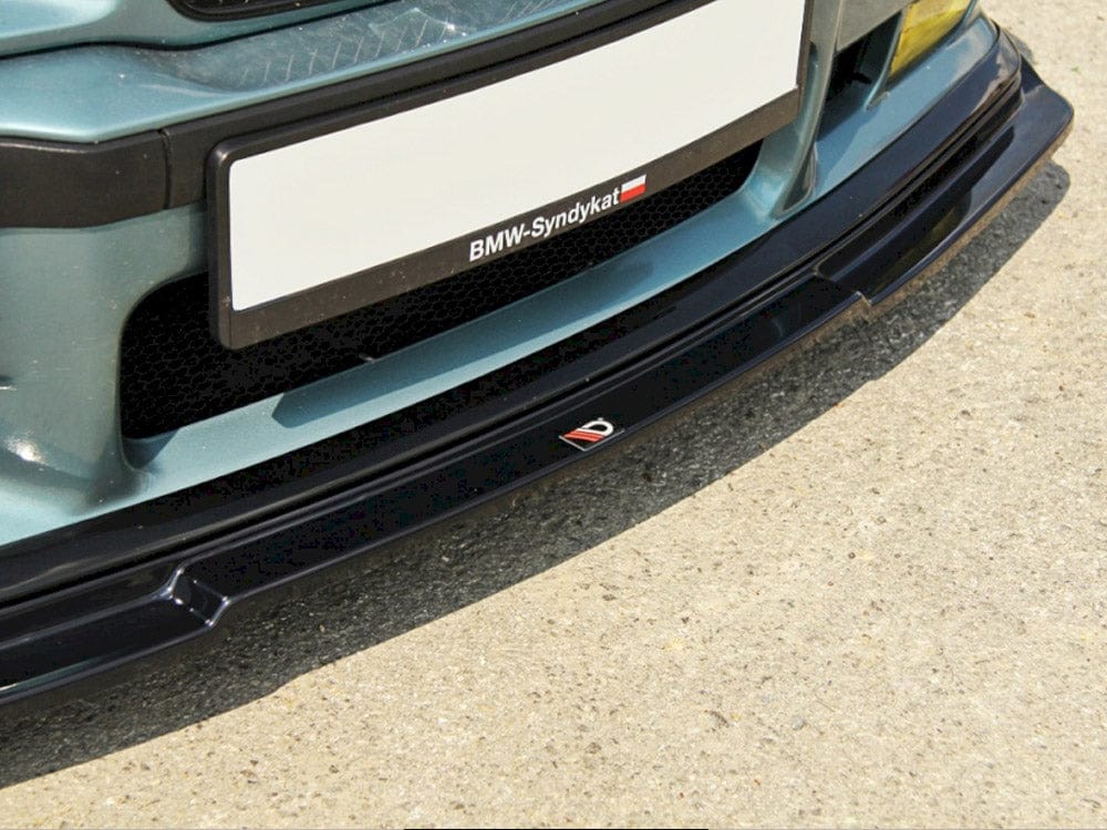 Maxton Design Carbon Look / Yellow Front Splitter V.1 Bmw M3 E36 Coupe 1992-1999 Maxton Design SR