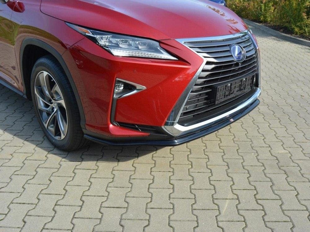 Maxton Design Carbon Look / Yellow Front Splitter V.1 Lexus RX MK4 Maxton Design SR