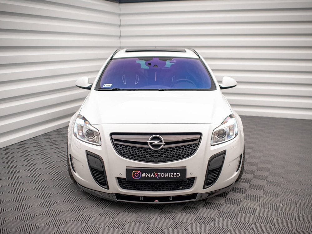 Maxton Design Carbon Look / Yellow Front Splitter V.1 Opel / Vauxhall Insignia OPC Mk1 Maxton Design SR
