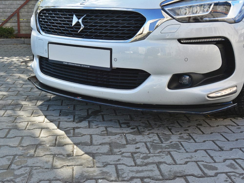 Maxton Design Carbon Look / Yellow Front Splitter V.2 Citroen DS5 Facelift 2015-19 Maxton Design SR