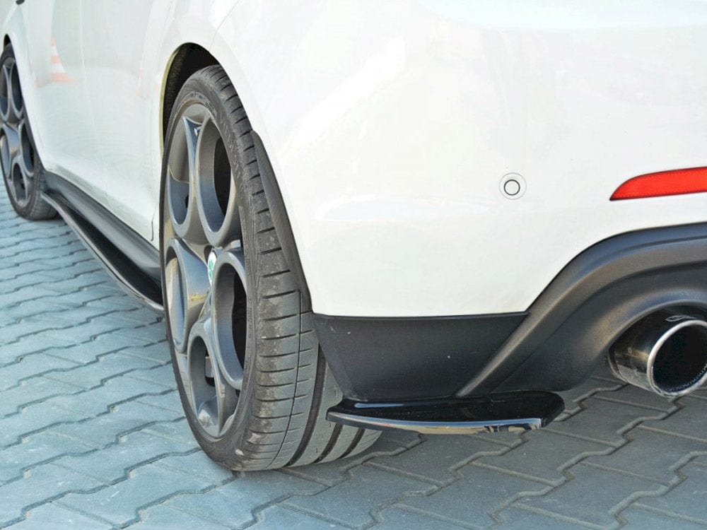 Maxton Design Carbon Look / Yellow Rear Side Splitters Alfa Romeo Giulietta 2010-15 Maxton Design SR