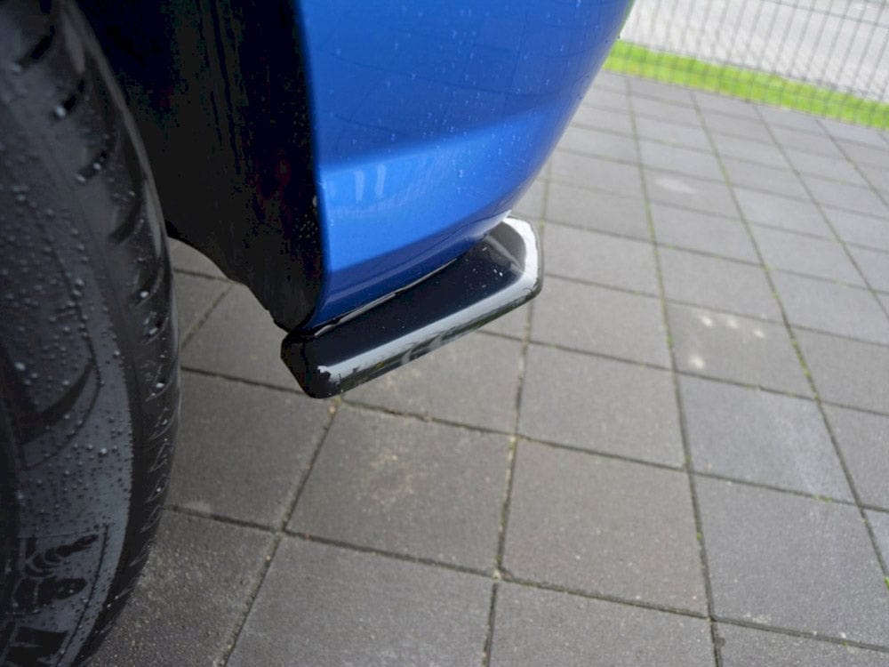 Maxton Design Carbon Look / Yellow Rear Side Splitters Audi Q2 Mk1 Sport Maxton Design SR