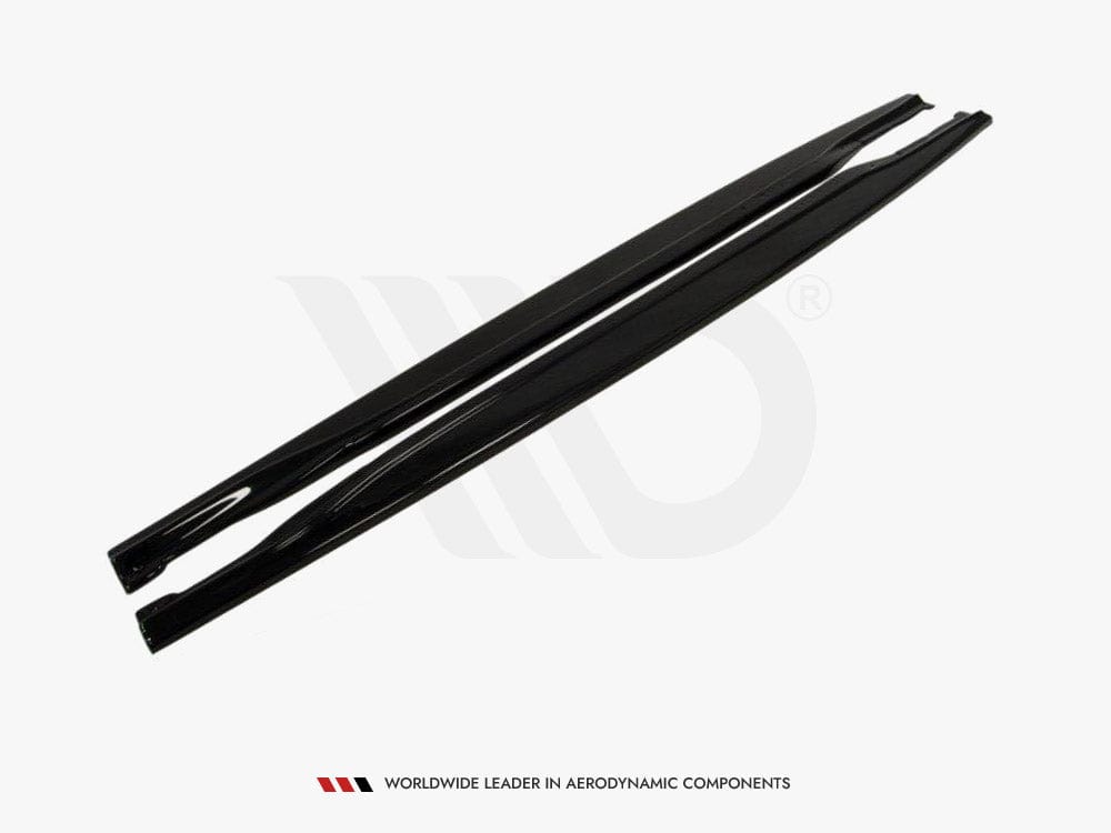 Maxton Design Carbon Look / Yellow Side Skirts Diffusers Opel Astra J OPC / VXR Maxton Design SR