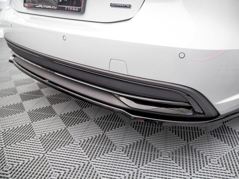 Maxton Design Central Rear Splitter Audi A7 C8 Maxton Design SR