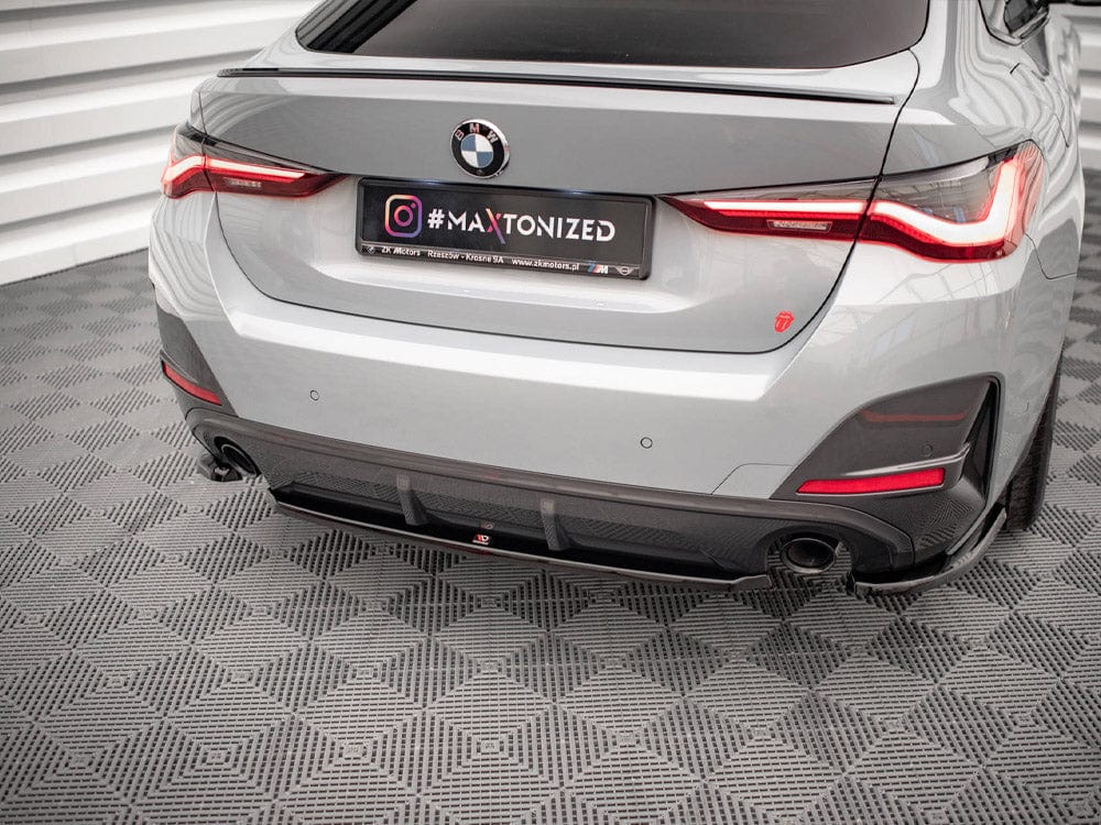 Maxton Design Central Rear Splitter BMW 4 Gran Coupe M-Pack G26 Maxton Design SR